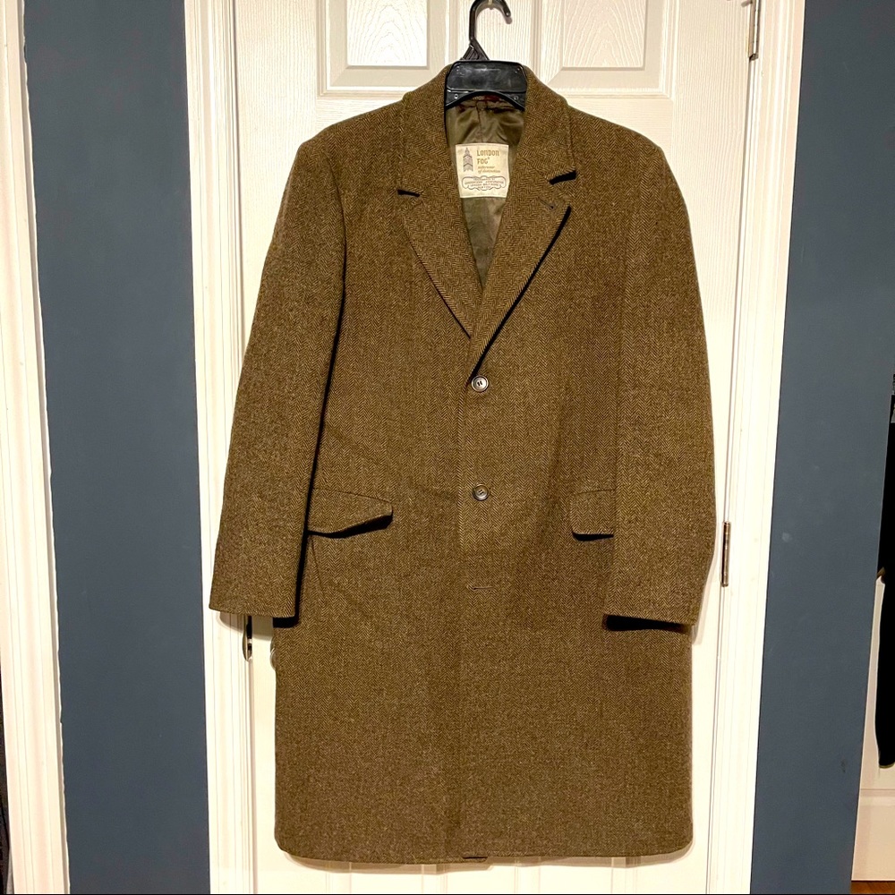 Vintage London Fog wool trench coat